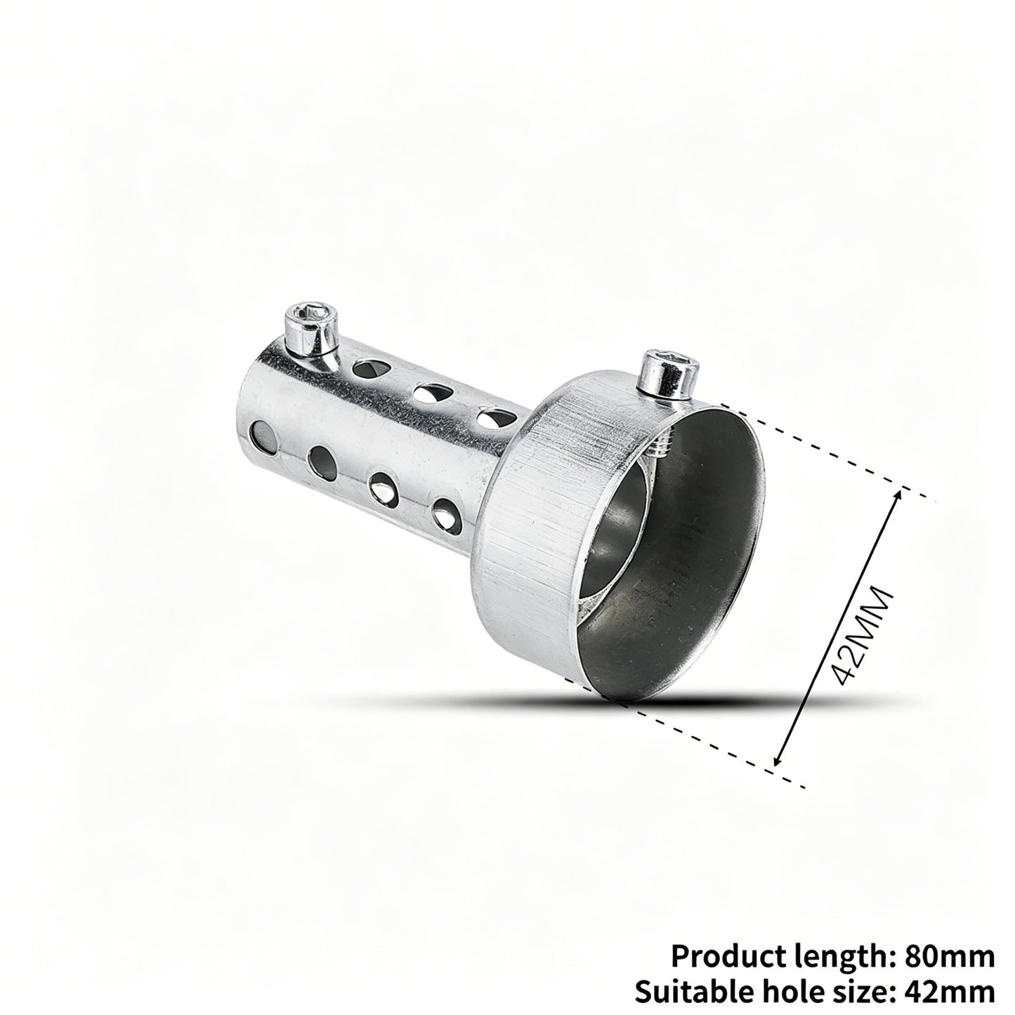 CENJITION 42mm 45mm 48mm Motorcycle Exhaust DB Killer Noise Sound Eliminator Adjustable Muffler Can