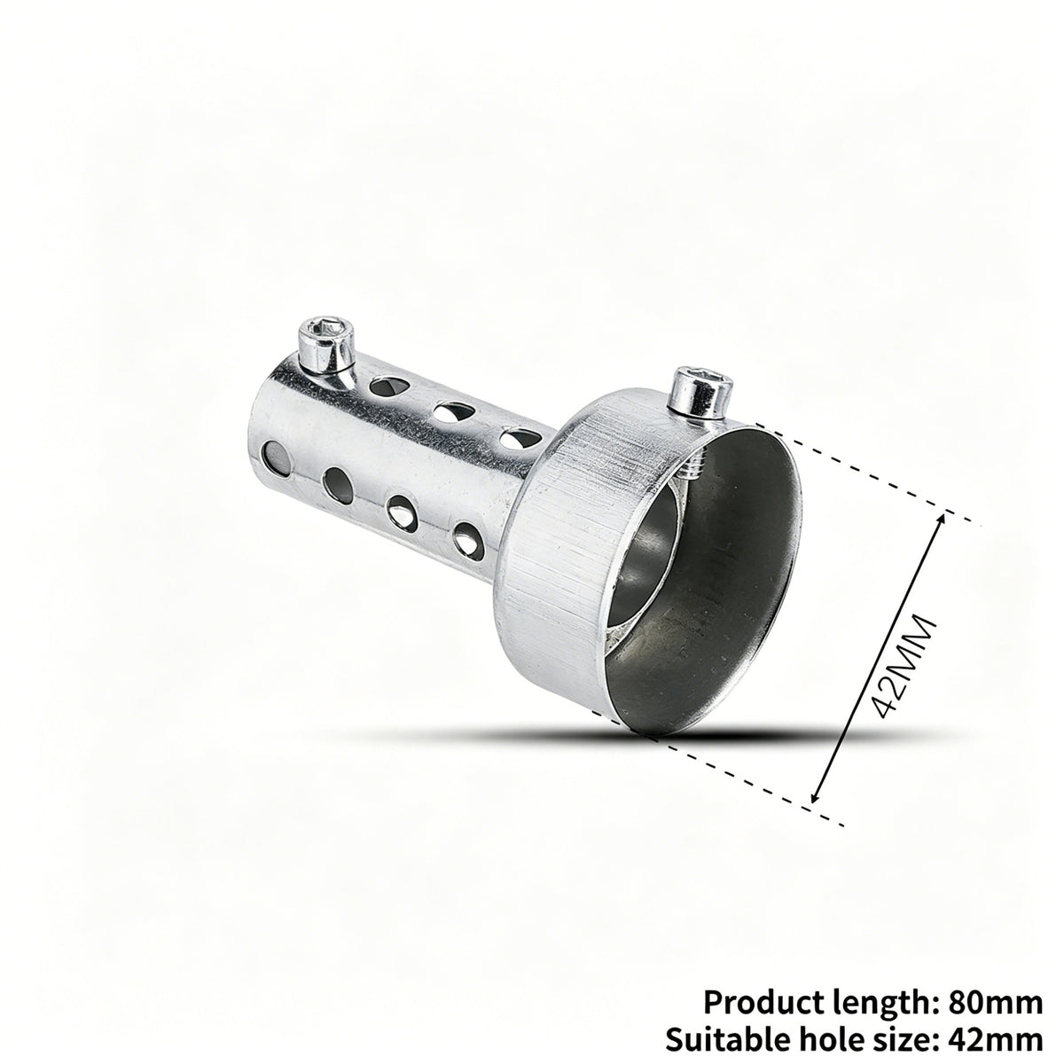 CENJITION 42mm 45mm 48mm Motorcycle Exhaust DB Killer Noise Sound Eliminator Adjustable Muffler Can