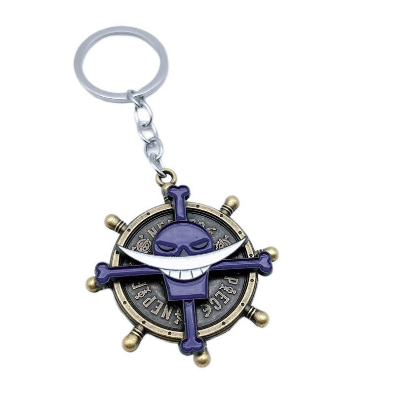 Chaveiros de mochila de anime de One Piece Luffy, Chopper, Zoro, Nami, Sanji, pingentes de chaveiro decorativos de personagens de desenho animado
