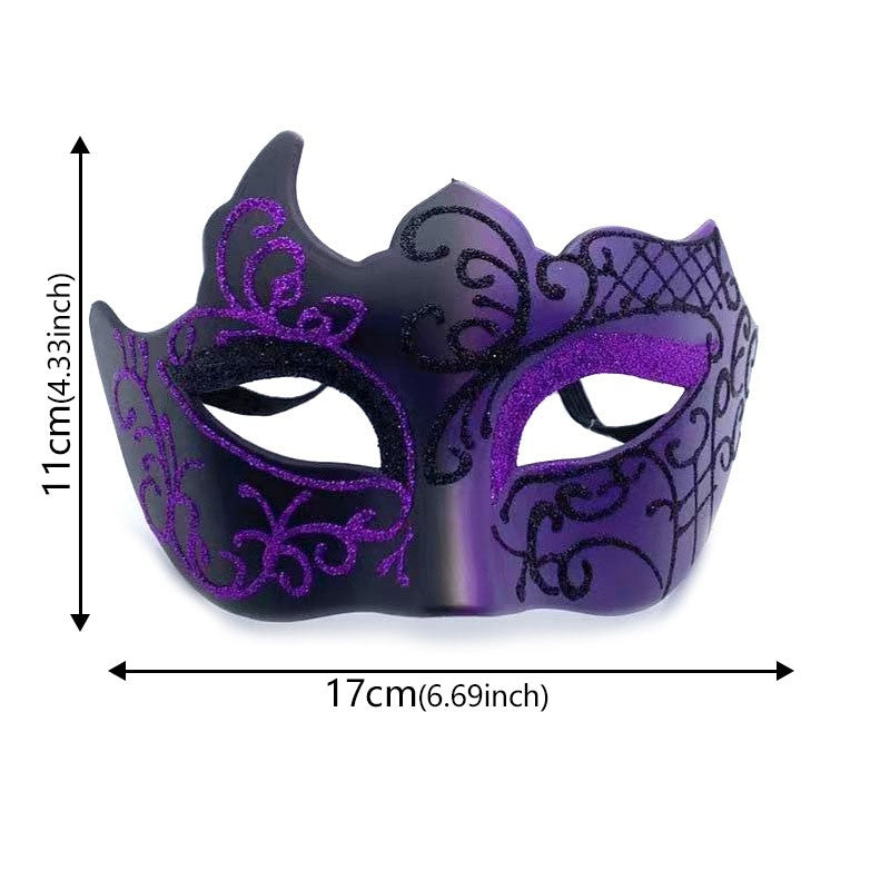 Half Face Mask Glittering Masquerade PartyMasks Role Play Nightclub Half Face Eye Maskween Party for Fancy Dress Christmas Party