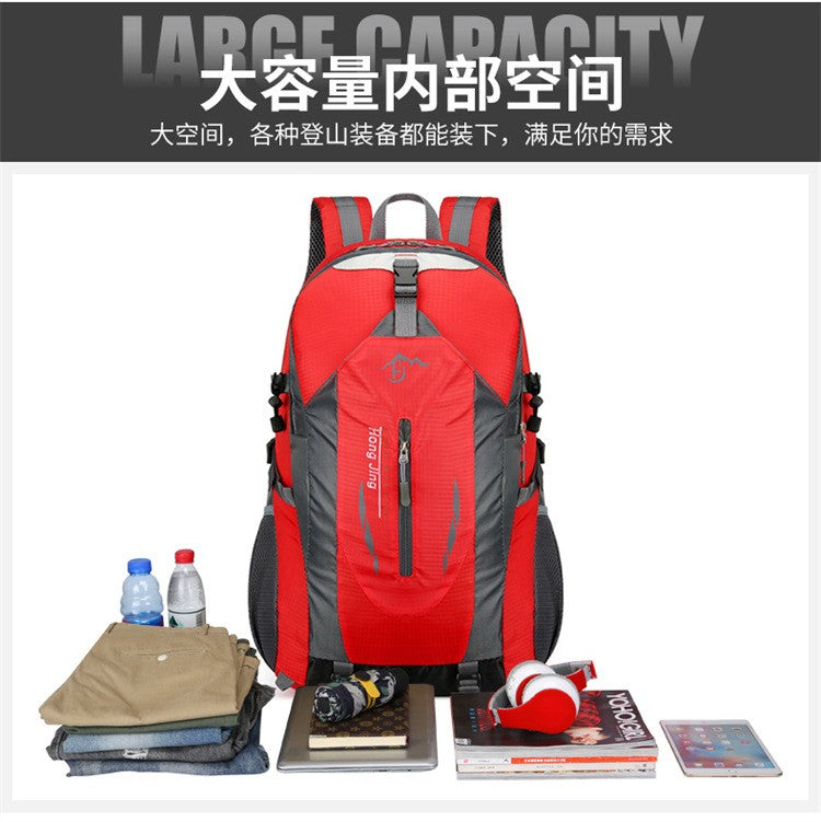 Mochila de Caminhada 40L Leve Viagem Montanhismo Mochila Impermeável Esportiva Escalada Acessórios Masculinos