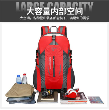 Mochila de Caminhada 40L Leve Viagem Montanhismo Mochila Impermeável Esportiva Escalada Acessórios Masculinos