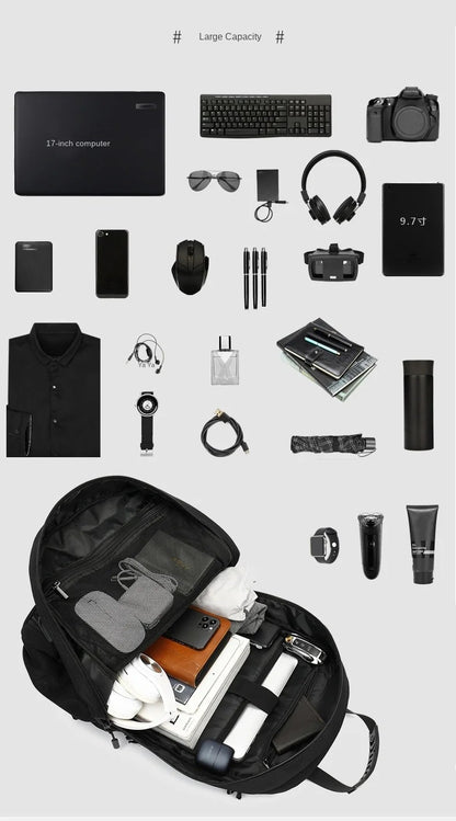 Mochila de Viagem 50L 60L 80L para Mulheres e Homens Mochila Masculina de Grande Capacidade para Viagem de Negócios Mochilas Impermeáveis ao Ar Livre Bolsa Feminina para Laptop