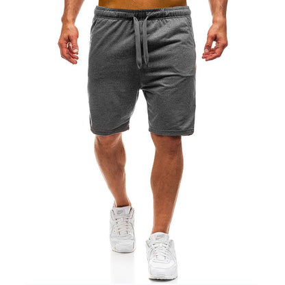 2025 new Summer Men’s Fashion Jogger Sweat Shorts Undershirt Casual Solid Color Gym Running Workout Athletic Pants Male Shorts