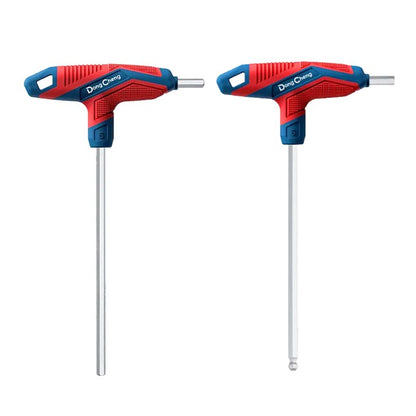 T-Handle Hex key allen wrench falt Ball/Flat head metric 2/2.5/3/4/5/6/8/10mm Home Auto Bike Repair Hand Tool Screwdriver
