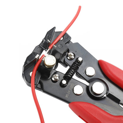 8 Inch Wire Stripper Self Adjusting Tool 10-22 AWG Insulation Removal Ergonomic Design Steel Construction UL Listed New