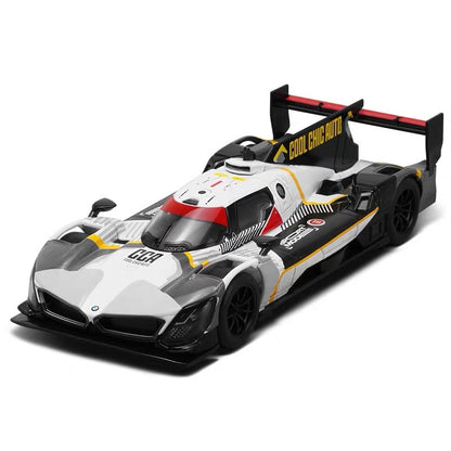 1:24 BMW M Hybrid BMW M Motorsport DTM LMDh Carro Miniatura de Liga de Metal Fundido Modelo de Carro em Escala Som?Luz Brinquedo Infantil de Carro Presente