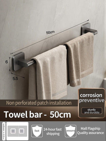 No Need To Drill Walls For Installation Bathroom Towel Bar/Hook/Towel Rack/Kitchen Rag Rack Bathroom Accessories