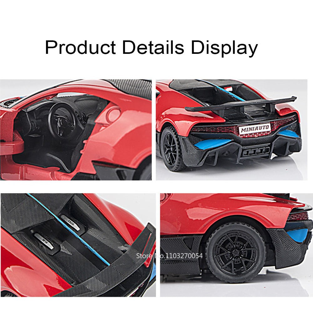1:32 Divo Alloy Lambor LP750 Modelo de Brinquedo Carro Fundido Porta Aberta com Luz de Som Puxar Para Trás Carros Esportivos em Miniatura Presente para Meninos