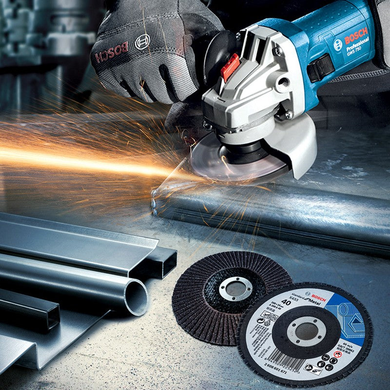 Disco de Polimento BOSCH 125MM Para Madeira/Metal Ferramentas Acessórios para Esmerilhadeira Remoção de Tinta Ferrugem 1 UNIDADE