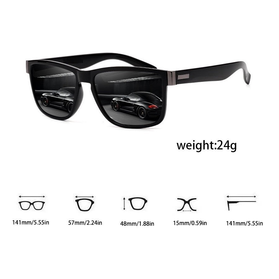 4 PCS Fashion Vintage Pattern Square Sunglasses Men Women Fishing Driving Man Luxury Brand Designer Sun Glasses UV400 Eyewear ?