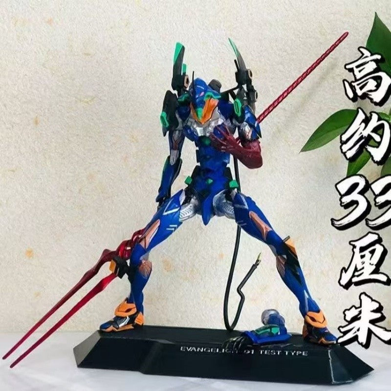 Venda quente de alta qualidade 33cm Evangelion 01 Anime Figura Eva Mutações Estatueta Coleção Estátua Enfeites de Mesa Presentes de Aniversário