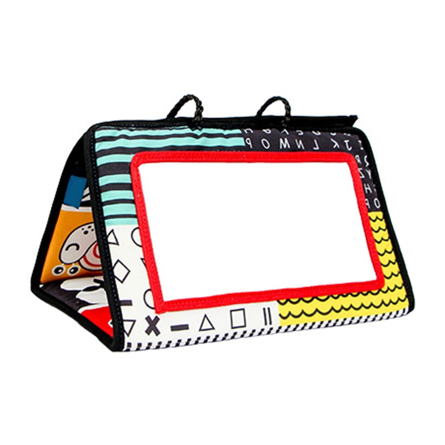 Brinquedos de Espelho para Bebês Recém-Nascidos com Contraste Alto Preto e Branco para Tempo de Barriga, Desenvolvimento Montessori, Atividade de Engatinhar e Brinquedo Sensorial