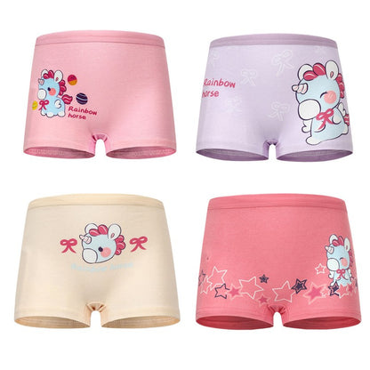 Cueca Boxer Infantil 4 Peças Pokémon para Meninos Algodão Anime U Pouch Bulge Roupa Íntima Desenho Animado Shorts Infantis Fofos Respiráveis Calças Boxer 2-12 Anos