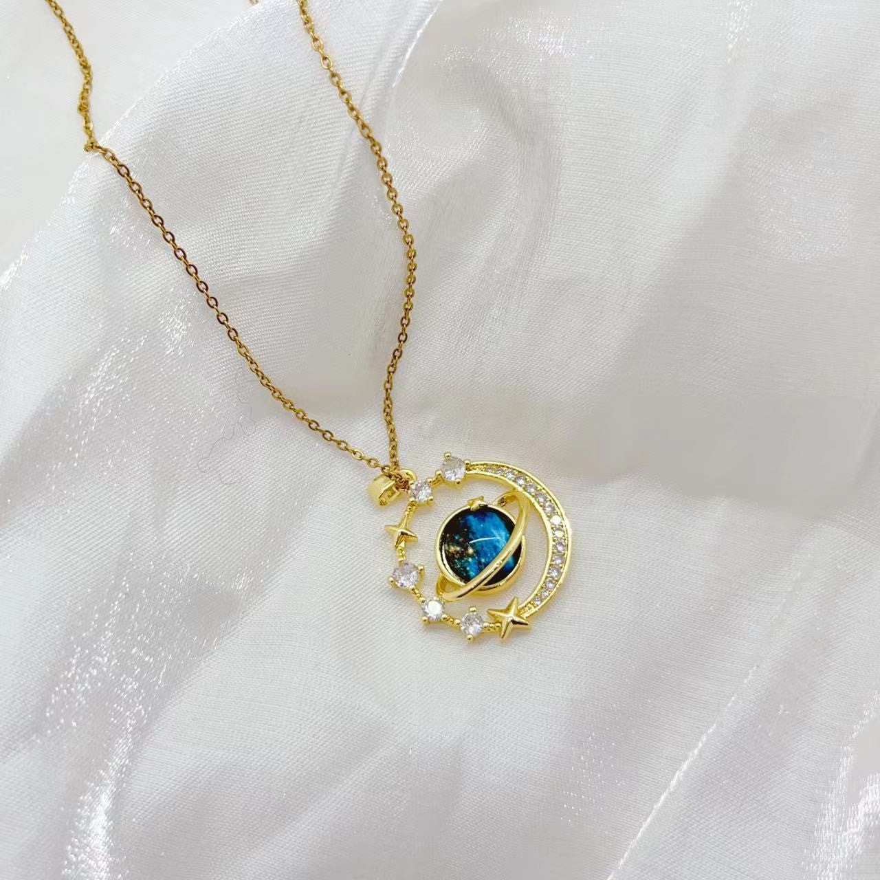 Colares Para Mulher Colar Delicado e Belo de Pingente Estrelado com Zircônia Micro-Incrustada Pingentes de Luxo ?????