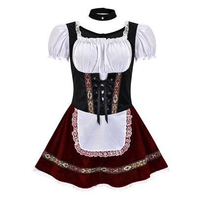Halloween Party Costumes Makeup Dance Cosplay Clothing Stage Performance Costume Beer Girl Dresses