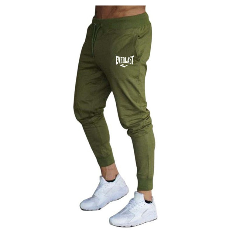 Novas Calças Estampadas de Outono EVERLAST Masculino/Feminino Calças de Corrida Calças de Moletom Esportivas Casuais Calças de Fitness Academia Respiráveis