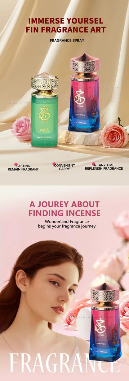 100ml Khair Confection Paris Corner Eau de Parfum Sweet Candy Scent Perfume For Men For Women Elegant Packaging Holiday Gifts