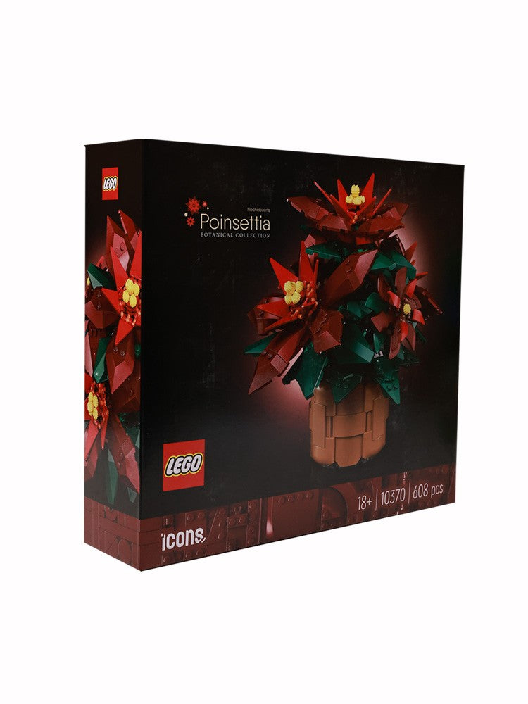 Lego Icons Series 10370 Yipin Red Bonsai Collection Blocos de Montar Brinquedo Educacional Presente