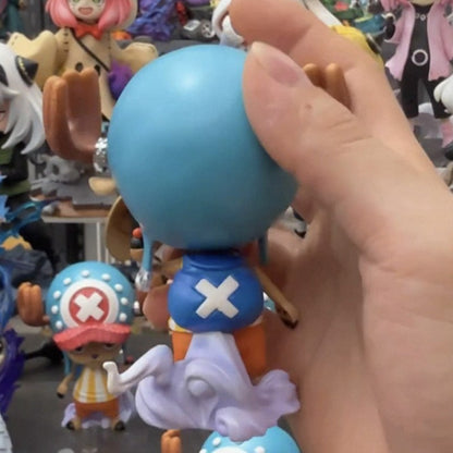 ONE PIECE Mais Vendido 10cm Anime Figuras Tony Tony Chopper Figura Estátua de PVC Fofa Coleção Modelo Presentes de Aniversário Presente de Brinquedo Personalizado