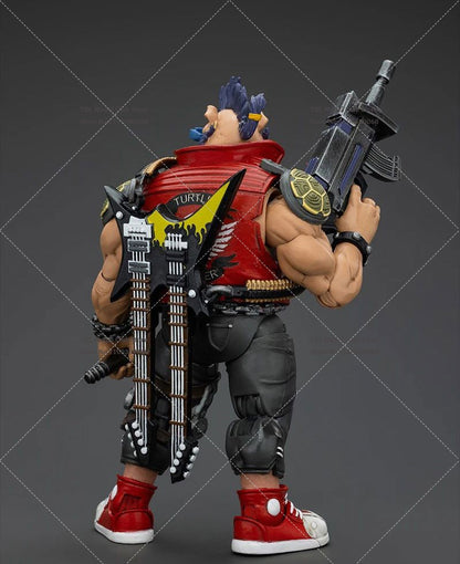 Original JOYTOY TMNT 1/18 Coleção Rocksteady&Beebop Conjunto Completo Boneco de Ação Soldado 11.5cm