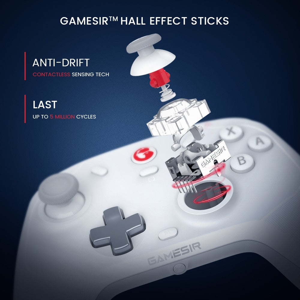 GameSir Cyclone Pro Wireless Switch Controller for Nintendo Switch iPhone Android PC Hall Effect Joystick Gaming Gamepad