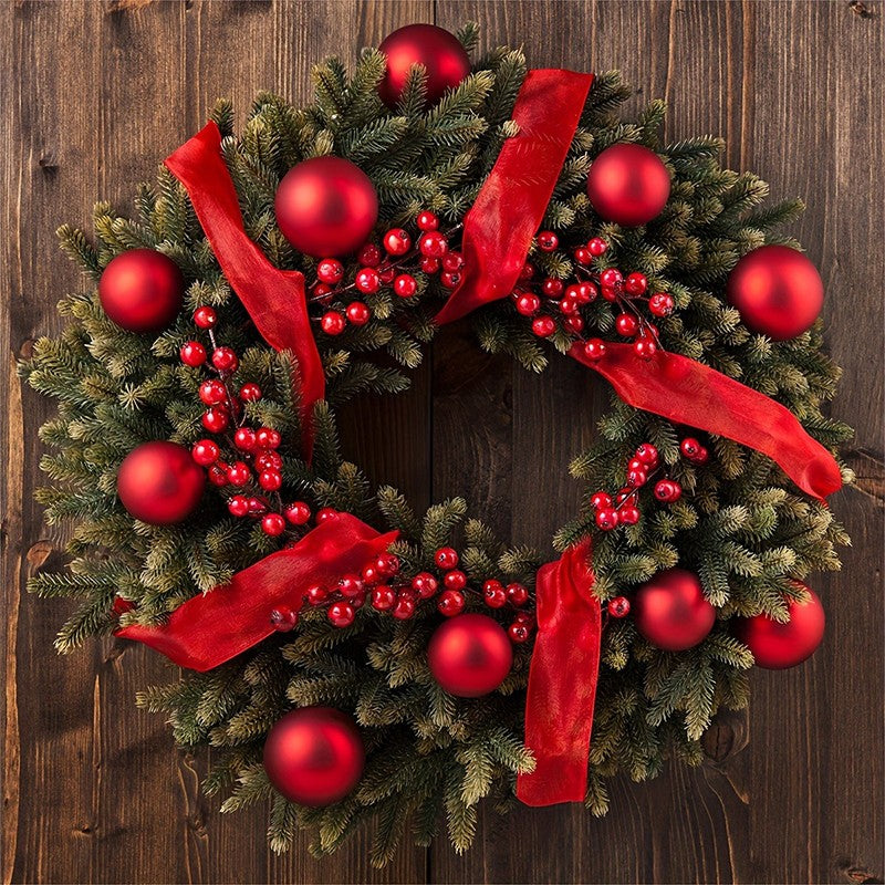5/10/20Pcs Chritsmas Decoration Red Berry Branches Cherry Stamen For Home Decor Xmas New Year Gift Wedding Flowers Accessory