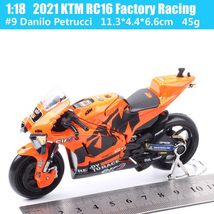 1/18 Maisto KTM RC16 Redbull Ducati GP21 GP22 GP23 GASGAS Honda RC213V Repsol Yamaha YZR-M1GP Moto Modelo de Corrida