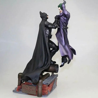 Boneco de Ação Batman VS Coringa Arkham HQ Anime Bruce Wayne Coringa com Base Estátua Grande Modelo de Coleção Presentes de Halloween