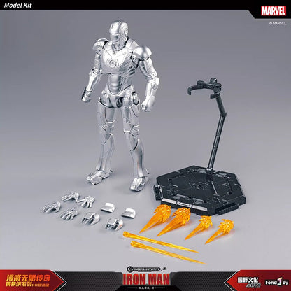 Fondjoy The Avengers Iron Man MK6 Joints Moveable Action Figures Toy 15cm ABS Material Model Toy Boy Birthday Gifts Hoilday Gift