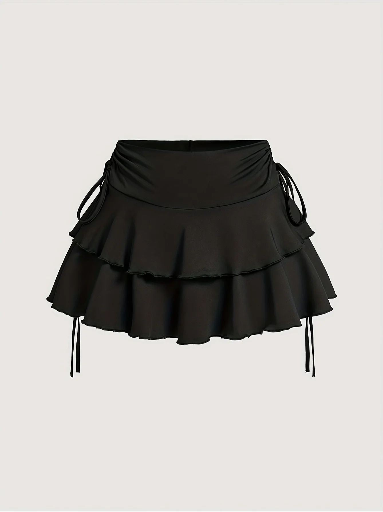 New fashion solid color casual versatile women's plus size skirt