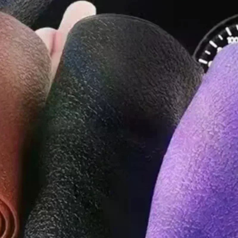 Capa de Volante Universal de Silicone Antiderrapante para Carro Textura Elástica Capas de Volante em Formato de D Acessórios de Decoração para Carro