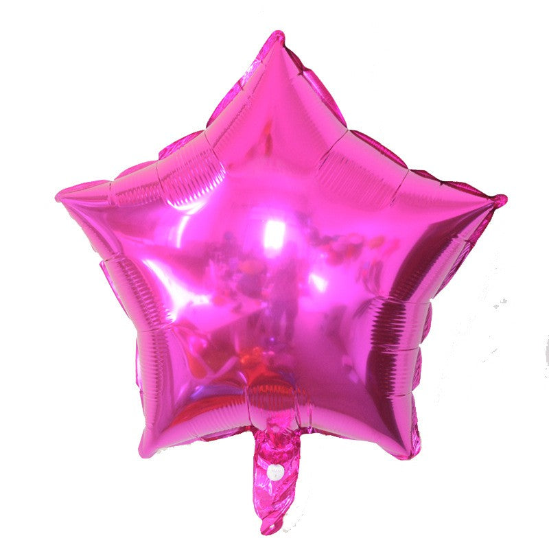 10pcs 18inch Star Foil Balloons Helium Balloon Children toy Gift 1st Birthday Party Wedding Decorations kids Globos Baby Shower
