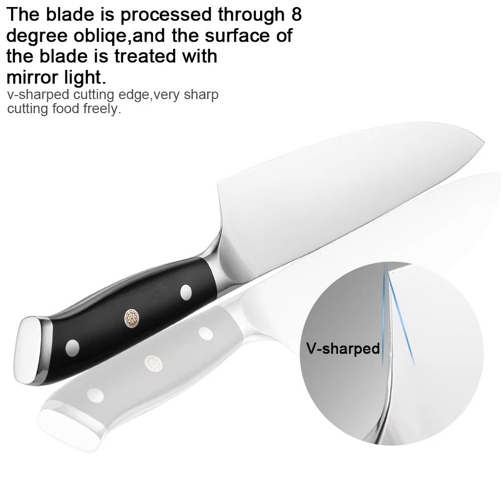Conjunto de Facas de Cozinha XITUO Super Aço Alemão Faca do Chefe Faca Santoku Japonesa Faca Utilitária Cutelo Faca de Fatiar Descascar Nova Ferramenta de Culinária