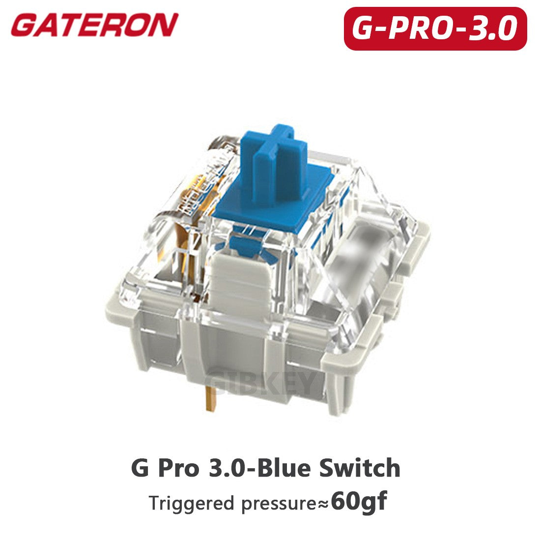 Switch Gateron White Yellow Silver Pro 2.0 V2 3 pin RGB linear Tátil Vermelho Marrom para teclado mecânico hot-swappable