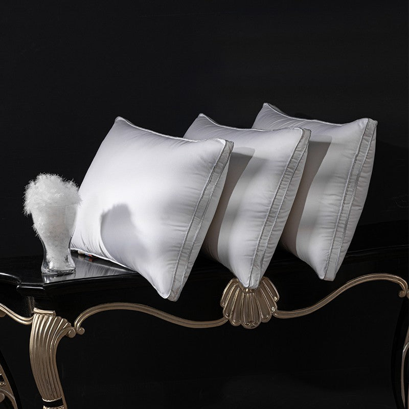 100% Real Goose Down Pillow 95% Fill Power 750+ FP 1200TC - Queen King Standard Size Pillow Down