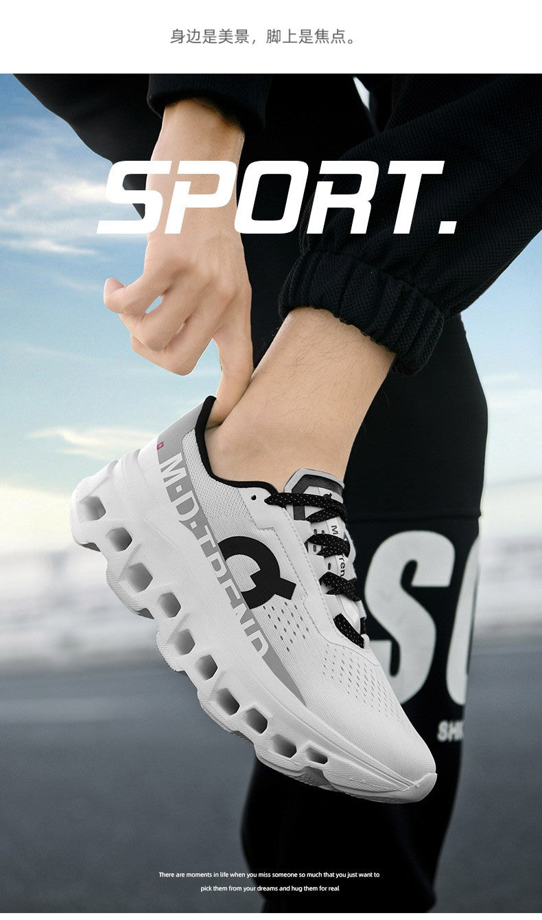 Marathon Men Sports Running Shoes Air Cushion Breathable Lightweight Male Comfortable Athletic Casual Sneakers Hiking Outdoor