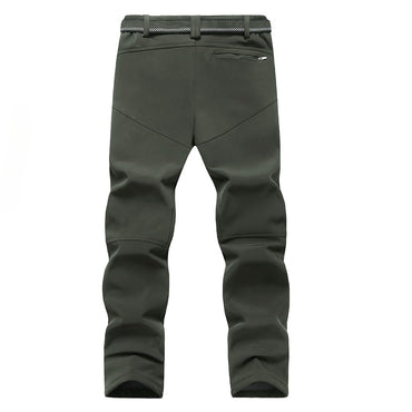 2024 Big Size Waterproof Pants Men Soft Shell Fleece Warm Trousers Male Outdoor Plus Large 9XL 4XL 8XL Work Winter Autumn Black