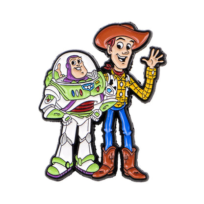 1-6 unidades/conjunto Figuras de Brinquedo de Animação Mista Broches Esmaltados Alfinetes de Lapela de Desenhos Animados Emblema em Mochilas Acessórios de Roupa Presentes