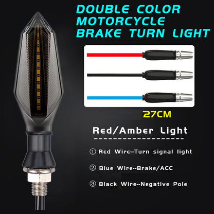 2 Peças de Pisca-pisca LED Universal para Moto Luz Âmbar Indicador de Seta Luzes Intermitentes