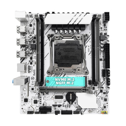 Conjunto de Placa Mãe ZSUS X99 Kit Com LGA2011-3 Xeon E5 2670 V3 CPU DDR4 16GB (1*16GB) 2133MHZ Memória RAM NVME M.2 SATA