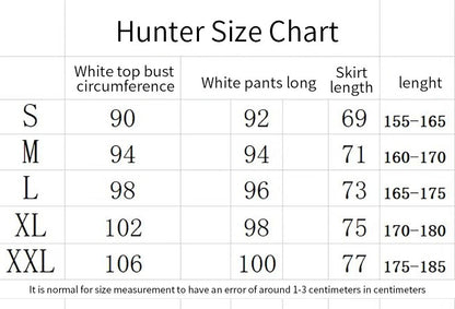 Anime Manga Hunter X Hunter Kurapika Cosplay Costume Wig Fingers Rings Chain Earrings Anime Uniforms Halloween Party Outfits