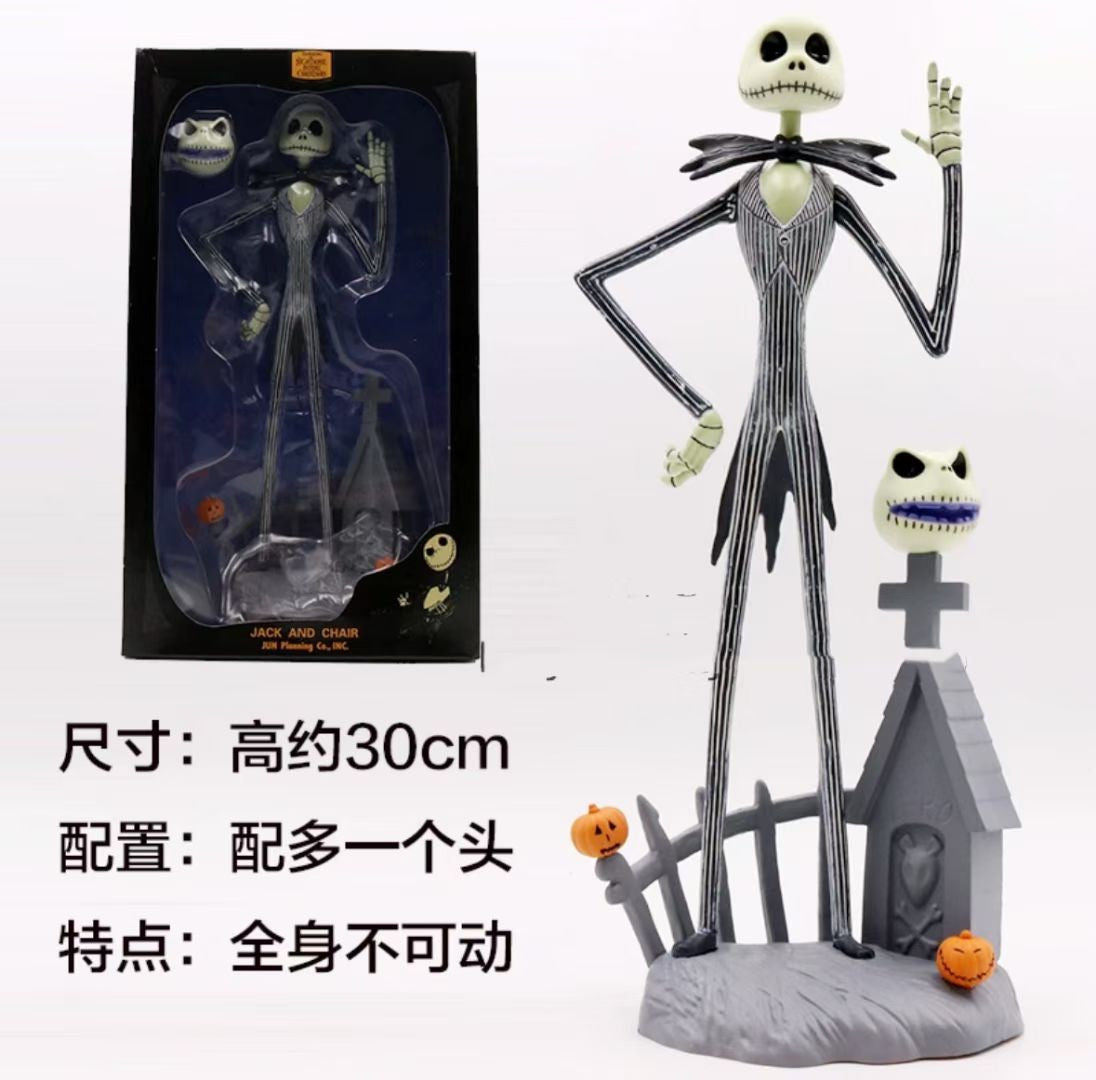 30-33cm O Estranho Mundo de Jack Jack Skellington Modelo Bonecos Brinquedos