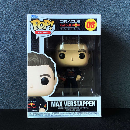 Red Bull Racing Team Ação de Corrida Funko Pop Max Verstappen Ornamento Senna Modelo Brinquedos Perez Decoração Coleção Boneca Presentes
