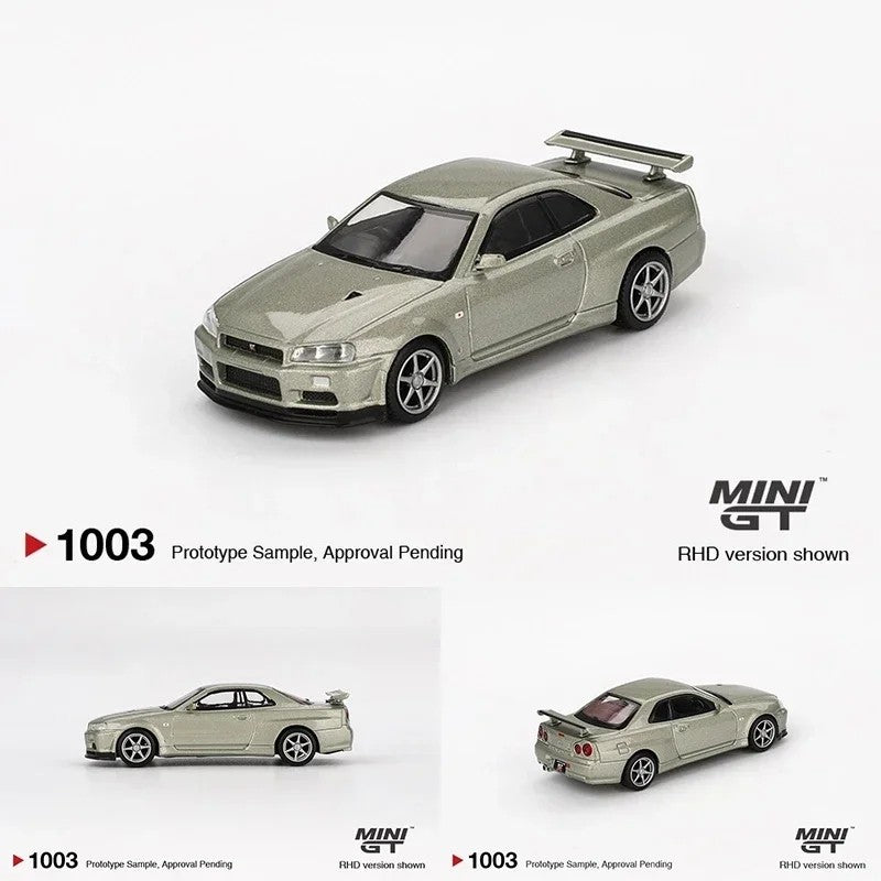 MINIGT Em estoque 1:64 Porsche Lamborghini Bugatti Pagani BMW McLaren Nissan Diecast Dior Car Modelo Coleção Miniatura Para