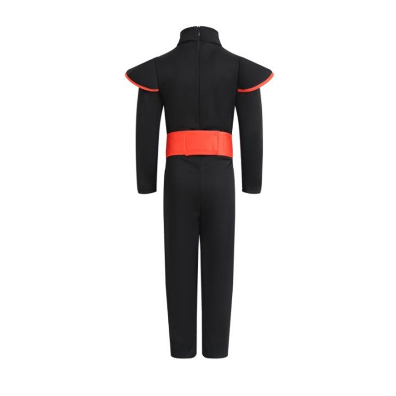 Ninja Costume Set Blue Masked Ninja Halloween Party Dress Up Outfit for Children Boys Girls with Toy Gift Holiday Party Costume