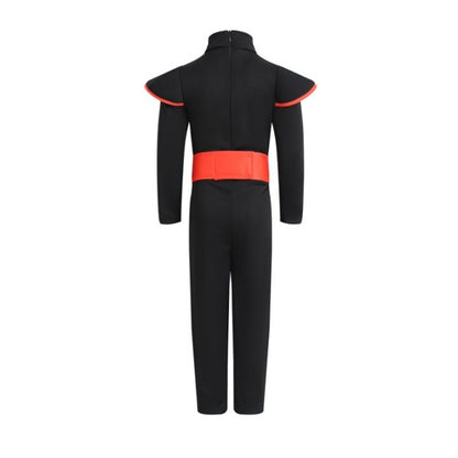 Ninja Costume Set Blue Masked Ninja Halloween Party Dress Up Outfit for Children Boys Girls with Toy Gift Holiday Party Costume
