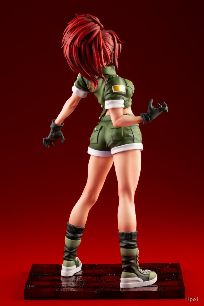?Pre Sale?Kotobukiya SNK Bishoujo The King of Fighters '97 Leona Heidern 1/7 Awakened Version Model Anime Toys