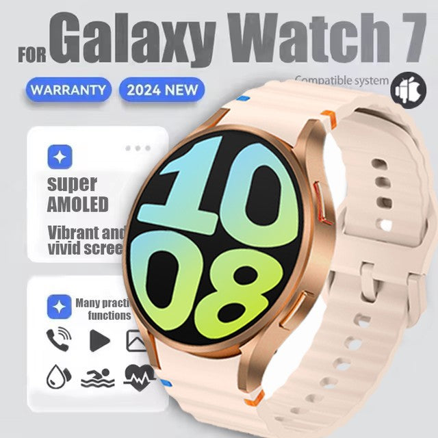 2025 New Watch 7 Classic GPS Sports Smartwatch1.5inch AMOLED HD Screen Voice Assistant Bluetooth Call Smart Watch For Men Women