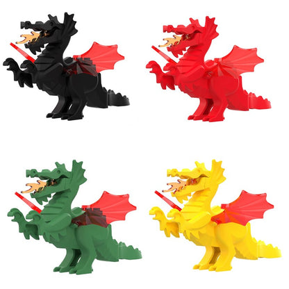 Blocos de Montar Zoológico Medieval Acessórios de Personagens Montarias Animais Cervos Elefantes Camelos Lobos Cavalos de Guerra Tijolos Brinquedos Presentes K080
